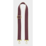 Katie Loxton Cherry Stripe Canvas Bag Strap