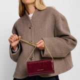 Katie Loxton Cherry Zea Patent Crackle Crossbody Purse