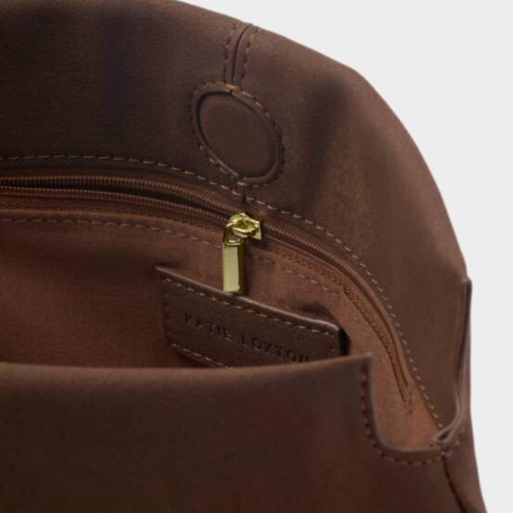 Katie Loxton Chocolate Laila Suedette Clutch