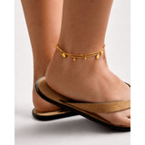 Katie Loxton Cochellia Waterproof Anklet - Gold