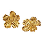 Katie Loxton Floramour Waterproof Oversized Earrings - Gold