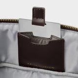Katie Loxton Fold-Out Mirror Makeup Bag - Bitter Chocolate