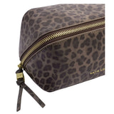 Katie Loxton Fold-Out Mirror Makeup Bag - Leopard Print