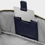 Katie Loxton Fold-Out Mirror Makeup Bag - Navy