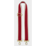 Katie Loxton Garnet Red Canvas Bag Strap