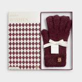 Katie Loxton Gift Boxed Soft Knitted Gloves - Cherry