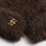 Katie Loxton Gift Boxed Soft Knitted Gloves - Chocolate