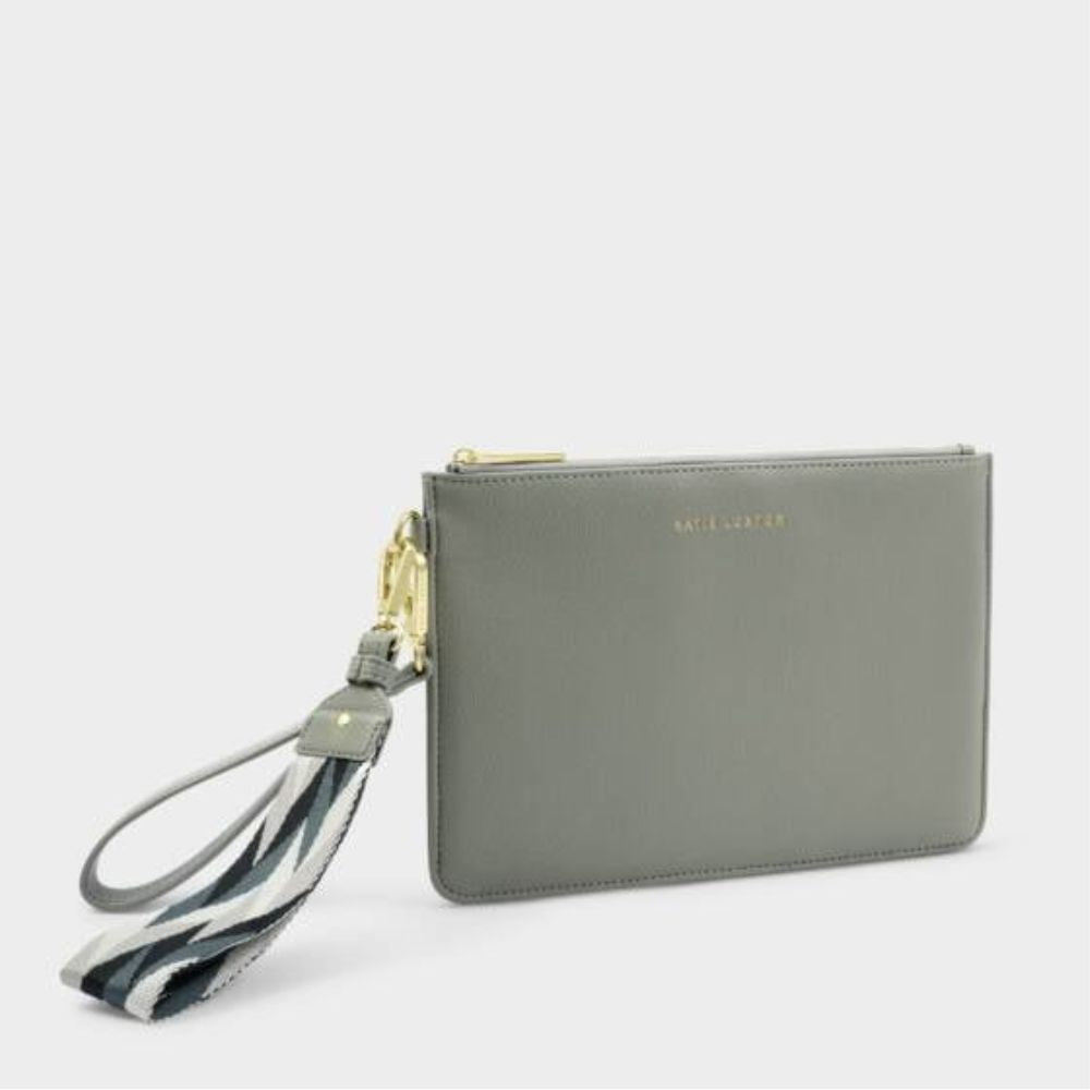 Katie Loxton Graphite Green Hallie Wristlet Pouch