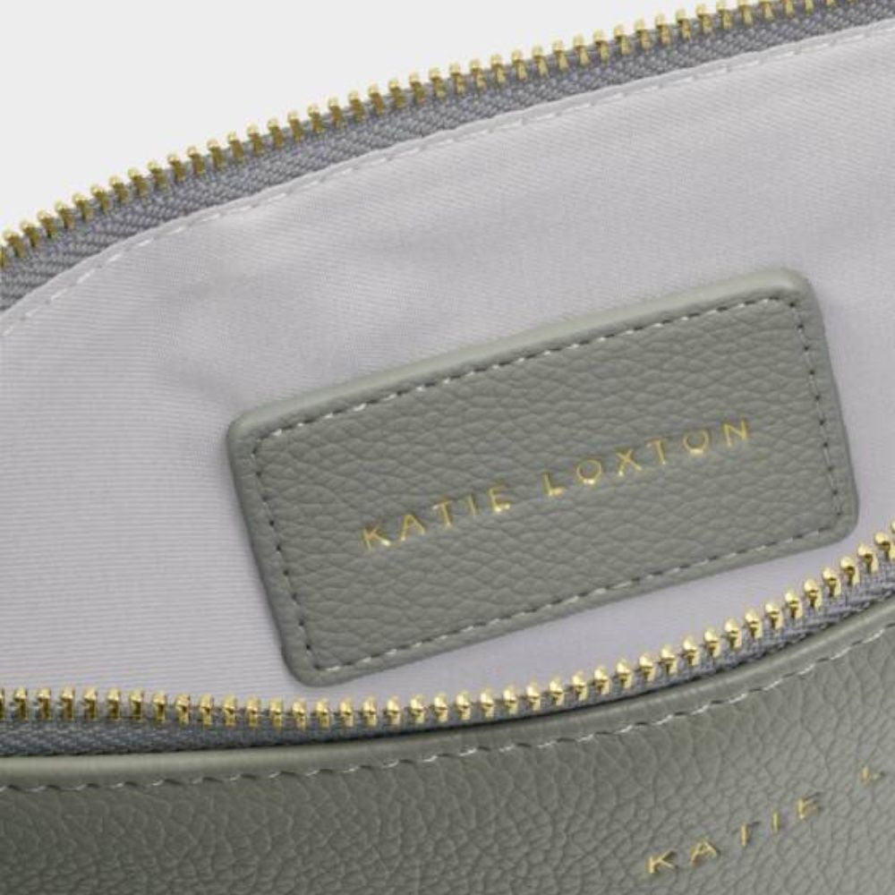 Katie Loxton Graphite Green Hallie Wristlet Pouch