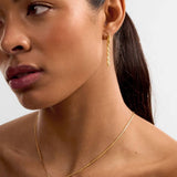 Katie Loxton Harlequin Waterproof Gold Drop Stud Earrings