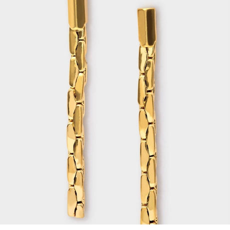 Katie Loxton Harlequin Waterproof Gold Drop Stud Earrings