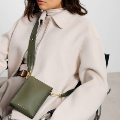 Katie Loxton Khaki Avery Slim Crossbody Bag