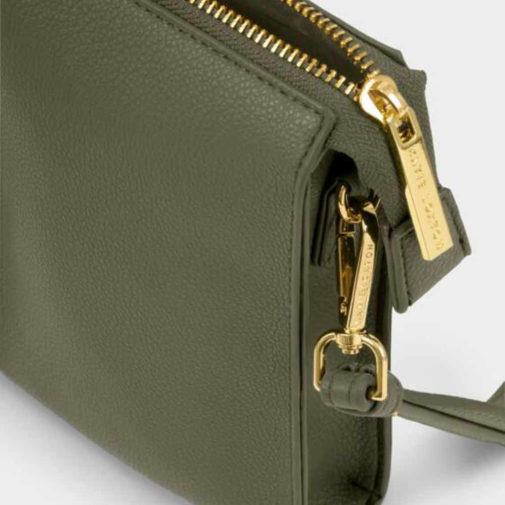 Katie Loxton Khaki Avery Slim Crossbody Bag