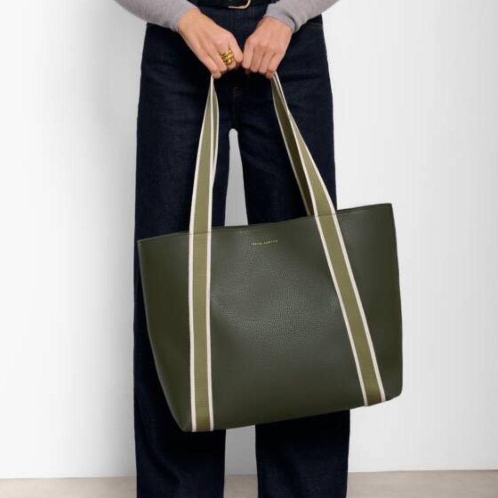 Katie Loxton Khaki Hallie Tote Bag
