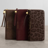 Katie Loxton Large Purse - Chocolate Leopard