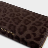 Katie Loxton Large Purse - Chocolate Leopard