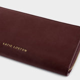 Katie Loxton Large Suedette Purse - Cherry