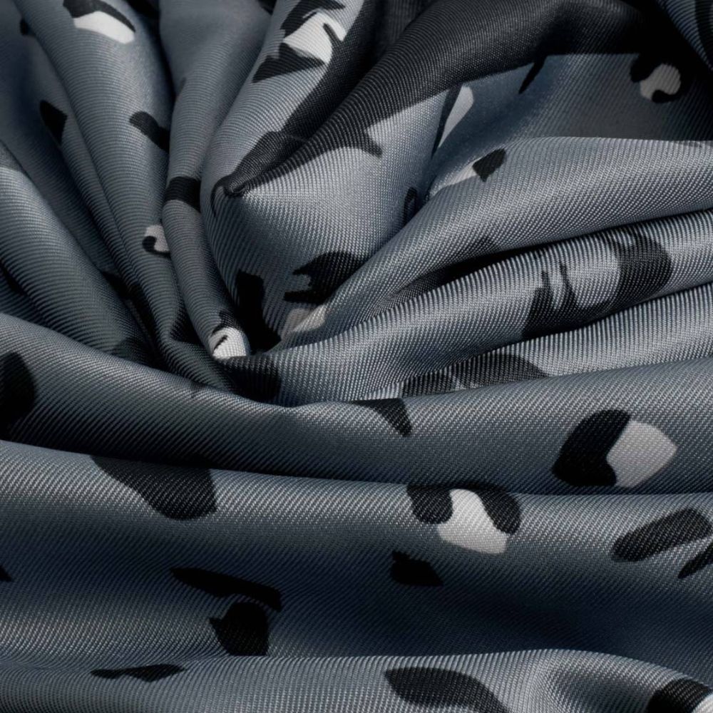 Katie Loxton Leopard Print Satin Multiway Scarf - Navy/Blue/Black
