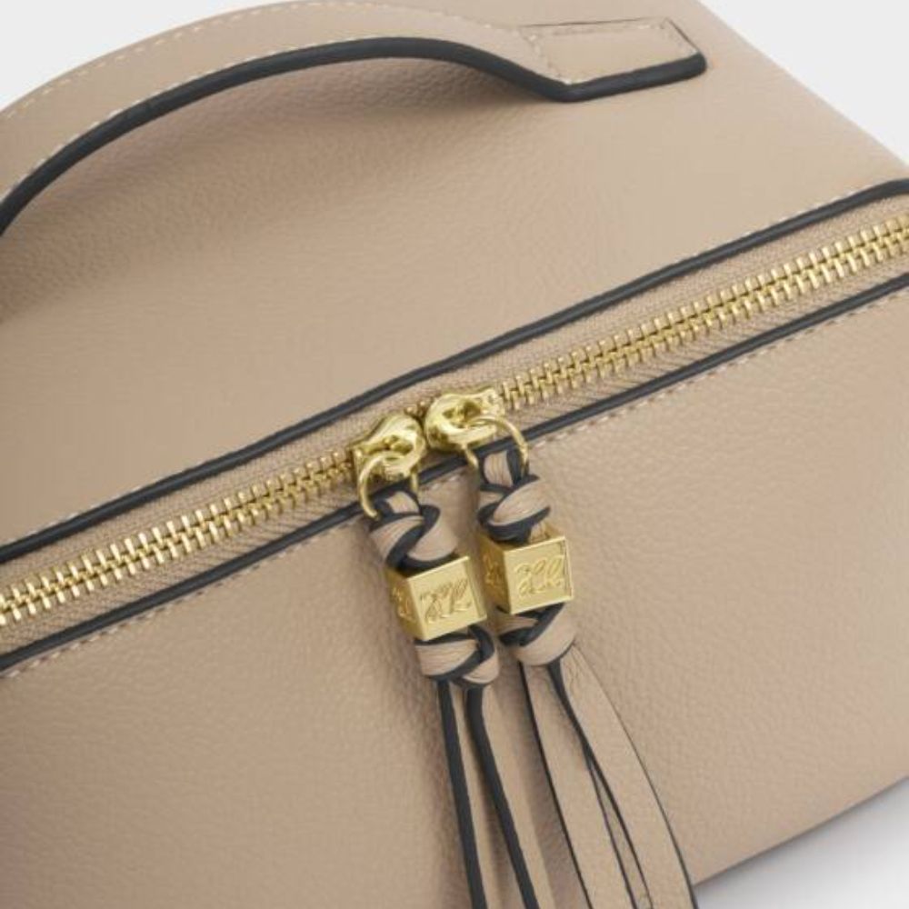 Katie Loxton Light Taupe Soho Medium Makeup & Wash Bag