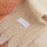 Katie Loxton Lilac & Orca Recycled Checked Tassel Scarf