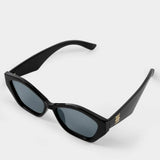 Katie Loxton Lindos Hexagon Sunglasses - Black