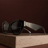 Katie Loxton Lindos Hexagon Sunglasses - Black
