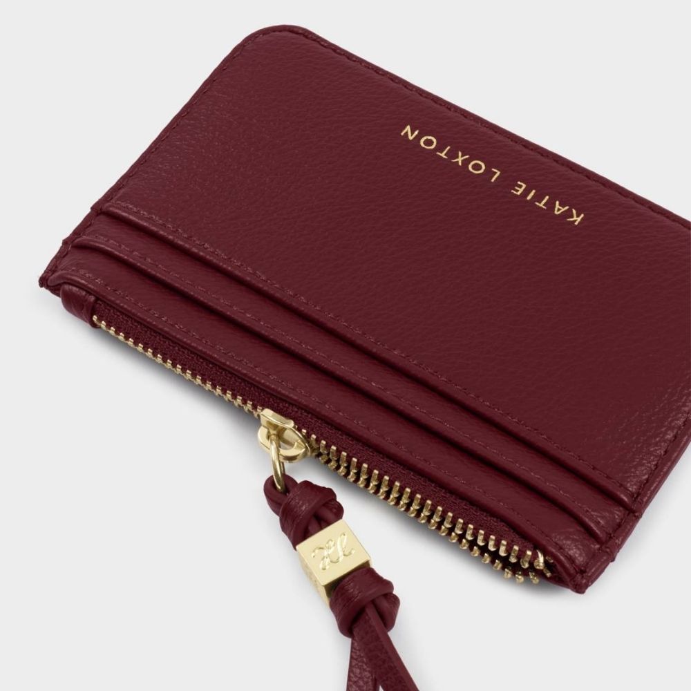 Katie Loxton Lottie Coin & Card Holder - Cherry