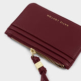 Katie Loxton Lottie Coin & Card Holder - Cherry