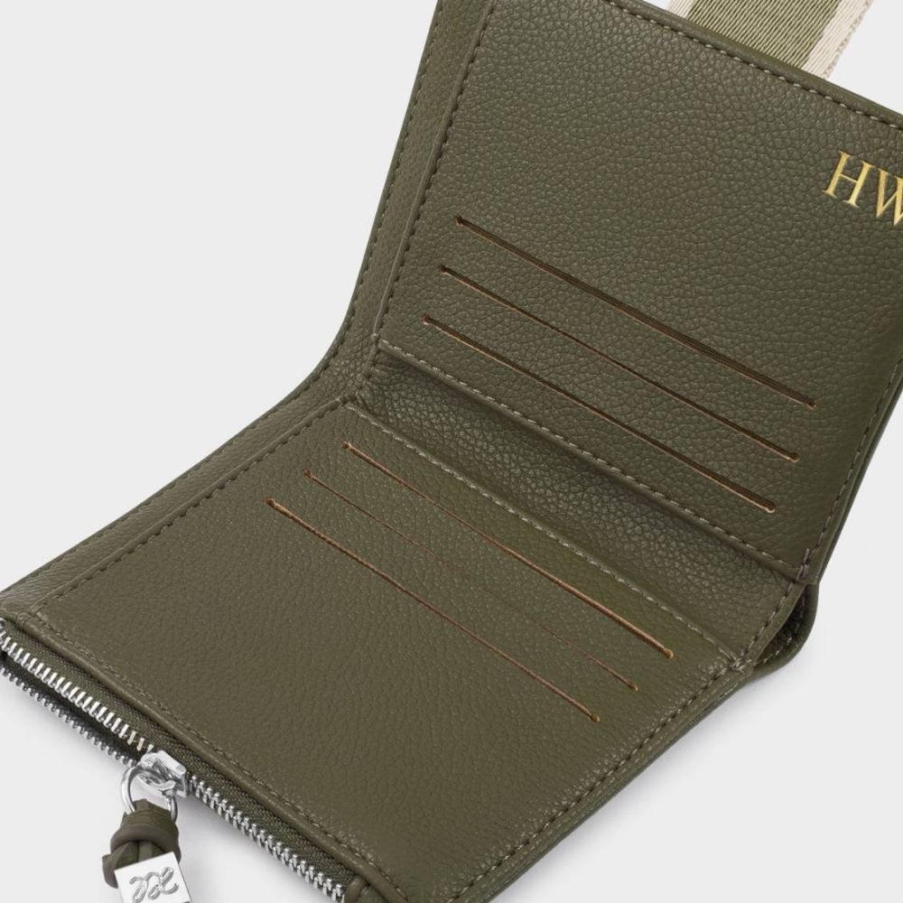 Katie Loxton Lottie Fold-Out Purse - Khaki