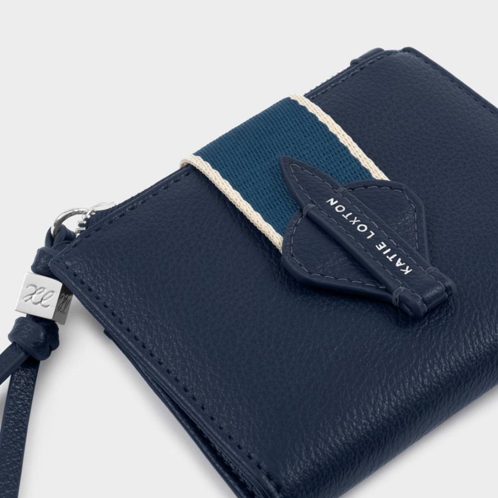 Katie Loxton Lottie Fold-Out Purse - Navy