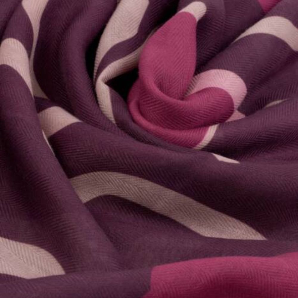 Katie Loxton Maroon Heart Printed Scarf