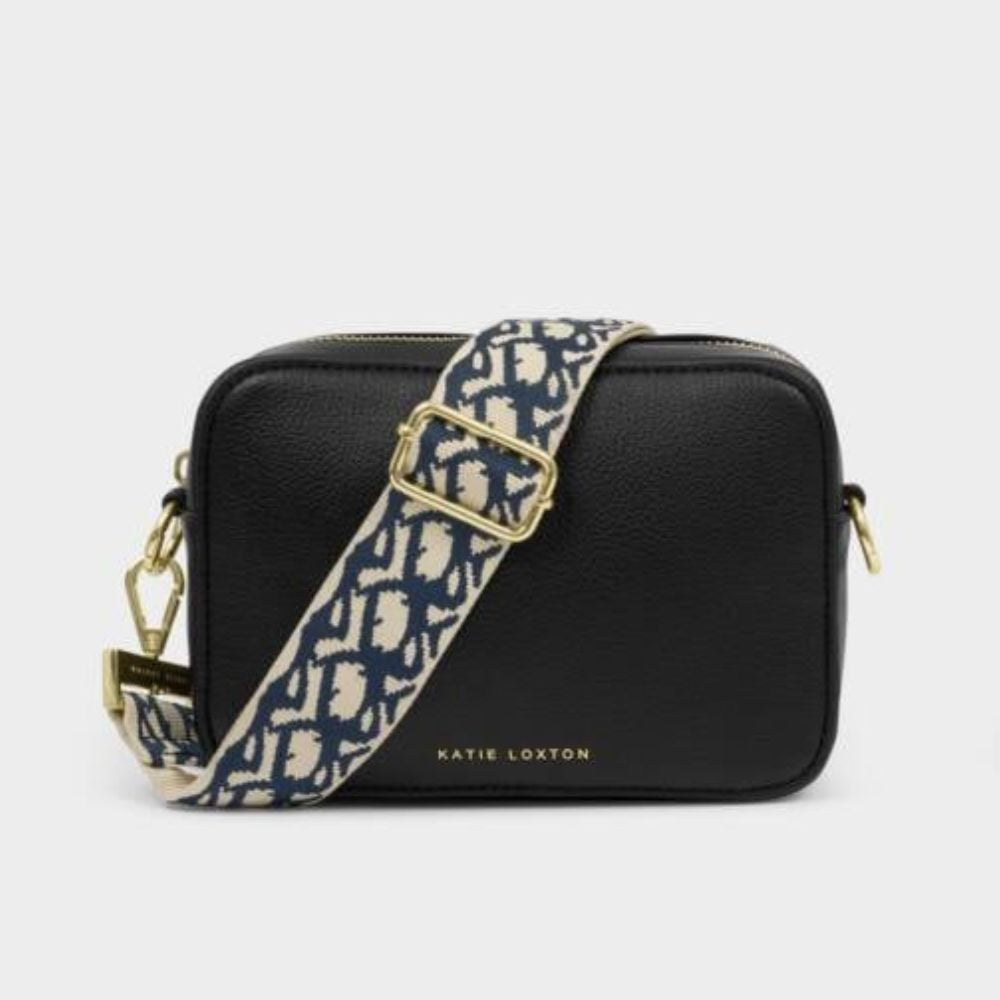 Katie Loxton Midnight Blue Canvas Bag Strap