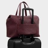 Katie Loxton Milan Hand Woven Cabin Bag - Cherry