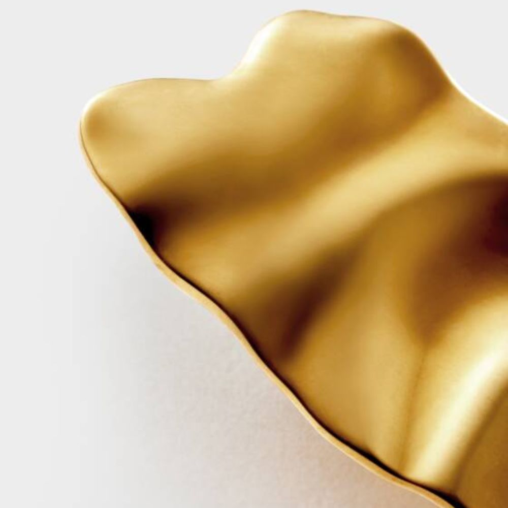 Katie Loxton Molten Waterproof Gold Heart Oversized Earrings