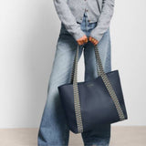 Katie Loxton Navy Hallie Tote Bag
