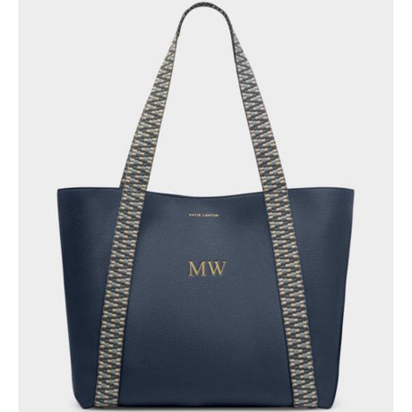 Katie Loxton Navy Hallie Tote Bag