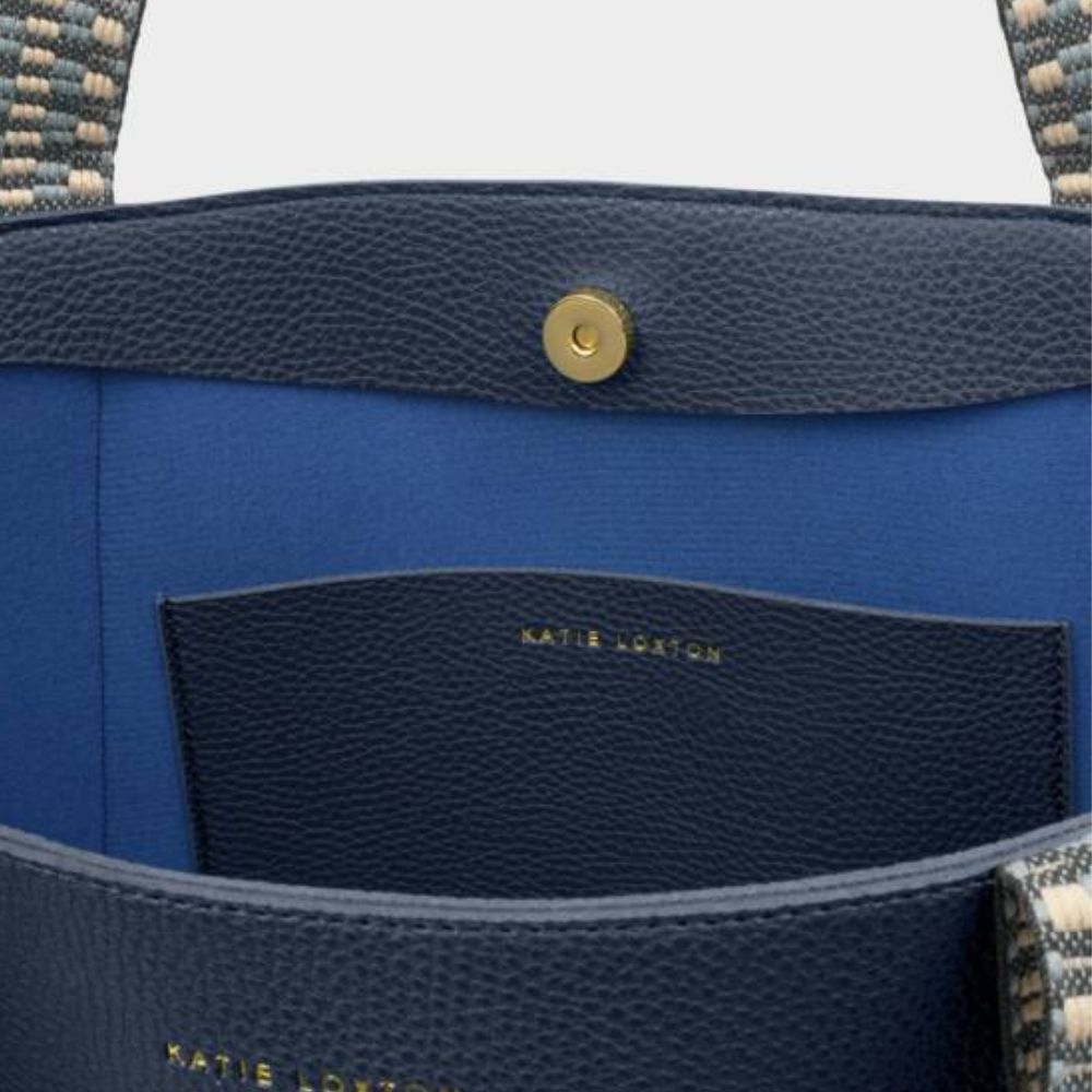 Katie Loxton Navy Hallie Tote Bag