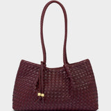 Katie Loxton Nova Hand Woven Small Shoulder Tote - Cherry