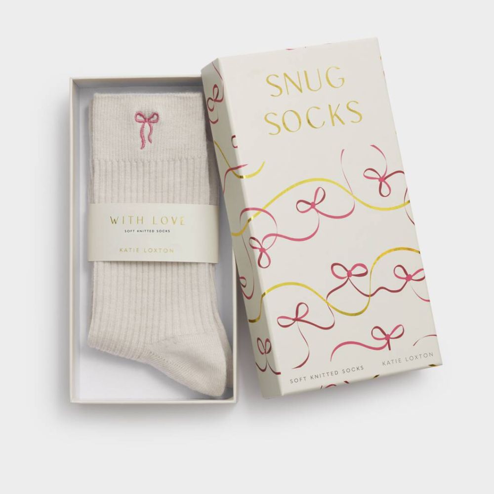Katie Loxton Off White Gift Boxed Socks