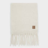 Katie Loxton Off White Oversized Recycled Tassel Scarf