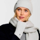 Katie Loxton Pale Grey Sequin Hand Warmer Gloves