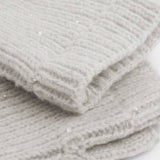 Katie Loxton Pale Grey Sequin Hand Warmer Gloves