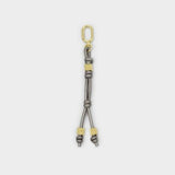 Katie Loxton Pewter Gia Bag Charm Keyring