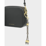 Katie Loxton Pewter Gia Bag Charm Keyring