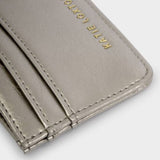 Katie Loxton Pewter Nova Patent Crackle Card Holder