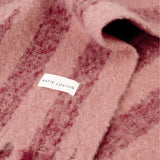 Katie Loxton Recycled Striped Tassel Scarf - Pink
