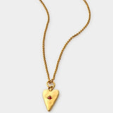 Katie Loxton Rouge Noir Waterproof Gold Heart Necklace