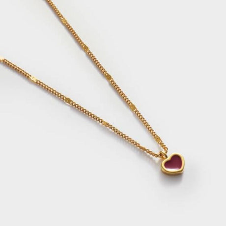 Katie Loxton Rouge Waterproof Gold Heart Necklace