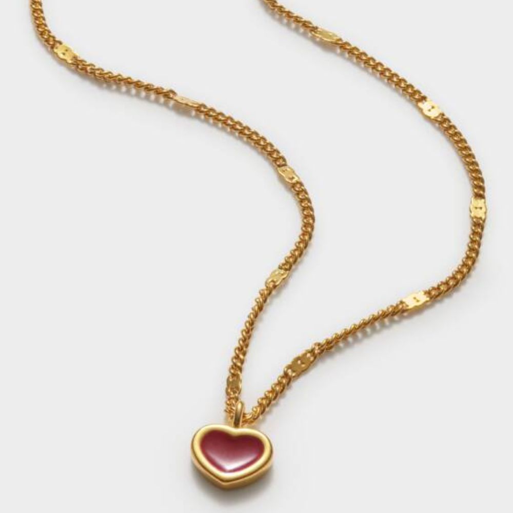 Katie Loxton Rouge Waterproof Gold Heart Necklace