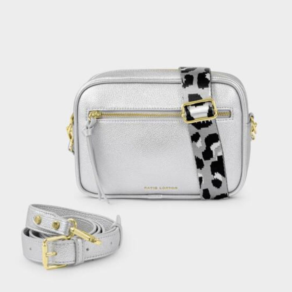 Katie Loxton Silver Hallie Crossbody Bag